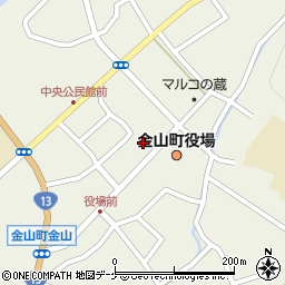 山形県最上郡金山町金山411周辺の地図