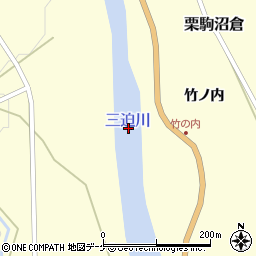 三迫川周辺の地図