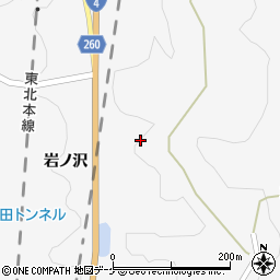 岩手県一関市真柴岩ノ沢80周辺の地図