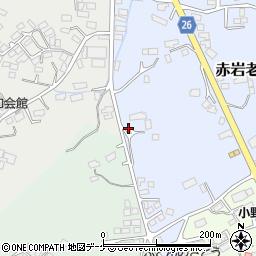 宮城県気仙沼市赤岩老松周辺の地図