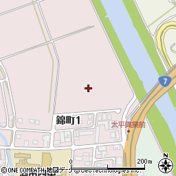 山形県酒田市坂野辺新田（下割）周辺の地図