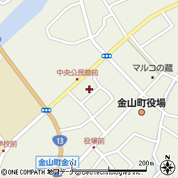 山形県最上郡金山町金山436-13周辺の地図