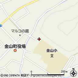 山形県最上郡金山町金山110-1周辺の地図