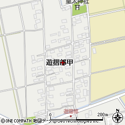 山形県酒田市遊摺部甲周辺の地図