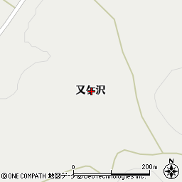 岩手県一関市千厩町小梨又ケ沢周辺の地図