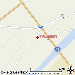 山形県最上郡金山町金山934-1周辺の地図