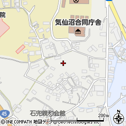 宮城県気仙沼市赤岩石兜周辺の地図
