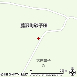 岩手県一関市藤沢町砂子田新城沢113周辺の地図
