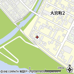 株式会社寺岡システム酒田営業所周辺の地図