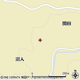 岩手県一関市藤沢町新沼宇名田周辺の地図