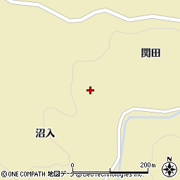 岩手県一関市藤沢町新沼（宇名田）周辺の地図