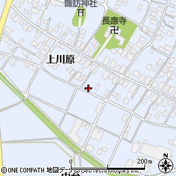 山形県酒田市砂越上川原32周辺の地図