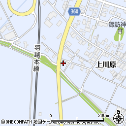 山形県酒田市砂越上川原548周辺の地図