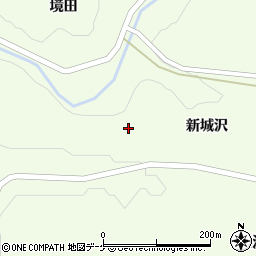 岩手県一関市藤沢町砂子田新城沢38-2周辺の地図