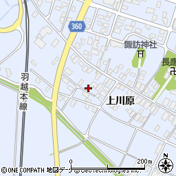 山形県酒田市砂越上川原525周辺の地図