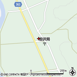 山形県酒田市田沢寺ノ下周辺の地図