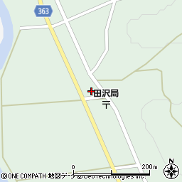山形県酒田市田沢（寺ノ下）周辺の地図