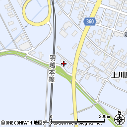 山形県酒田市砂越上川原548-4周辺の地図