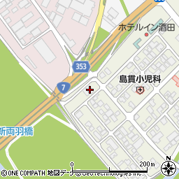 山形県酒田市あきほ町664-1周辺の地図