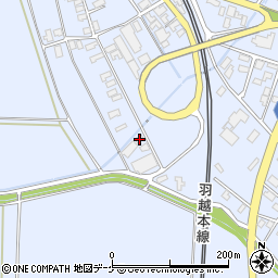 山形県酒田市砂越上川原427-1周辺の地図