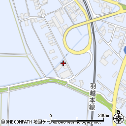 山形県酒田市砂越上川原427-1周辺の地図