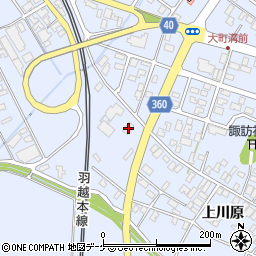 山形県酒田市砂越上川原510周辺の地図