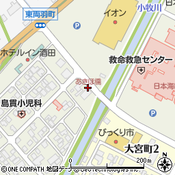 あきほ橋周辺の地図
