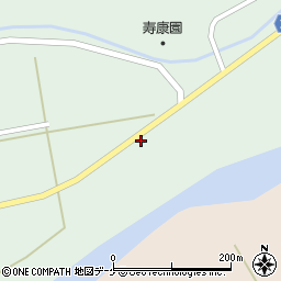 羽越木材協同組合　バイオマス・ホフ酒田周辺の地図