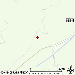 岩手県一関市萩荘西沢周辺の地図