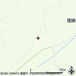 岩手県一関市萩荘（西沢）周辺の地図