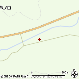 岩手県一関市萩荘芦ノ口100周辺の地図