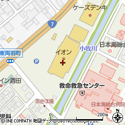 尾川園　酒田南店周辺の地図