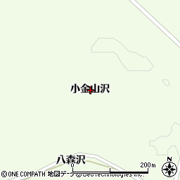 岩手県一関市藤沢町砂子田小金山沢周辺の地図