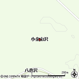 岩手県一関市藤沢町砂子田（小金山沢）周辺の地図