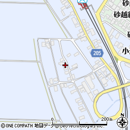 山形県酒田市砂越上川原333周辺の地図