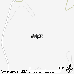 岩手県一関市真柴蔵主沢周辺の地図