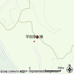 山形県酒田市中野俣赤田沢周辺の地図