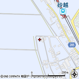 山形県酒田市砂越上川原245周辺の地図