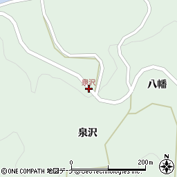 泉沢周辺の地図