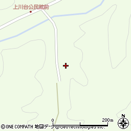 岩手県一関市萩荘小名沢周辺の地図