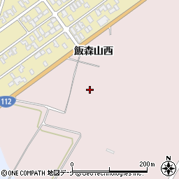 山形県酒田市宮野浦飯森山西周辺の地図