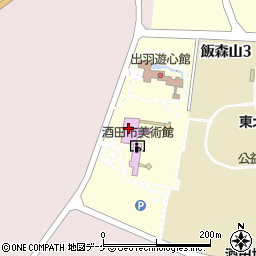 酒田市美術館周辺の地図