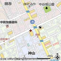 (256)コナカ気仙沼店駐車場周辺の地図