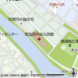 気仙沼市立気仙沼中央公民館周辺の地図
