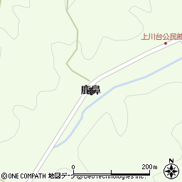 岩手県一関市萩荘鹿鼻周辺の地図