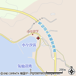 宮城県気仙沼市小々汐47周辺の地図