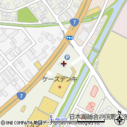 三菱商事エネルギー酒田ＳＳ周辺の地図
