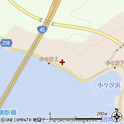宮城県気仙沼市小々汐11周辺の地図