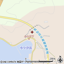宮城県気仙沼市小々汐周辺の地図