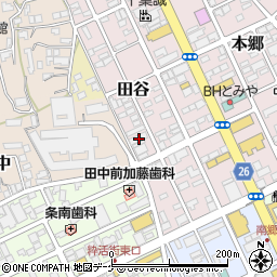 宮城県気仙沼市田谷19-8周辺の地図